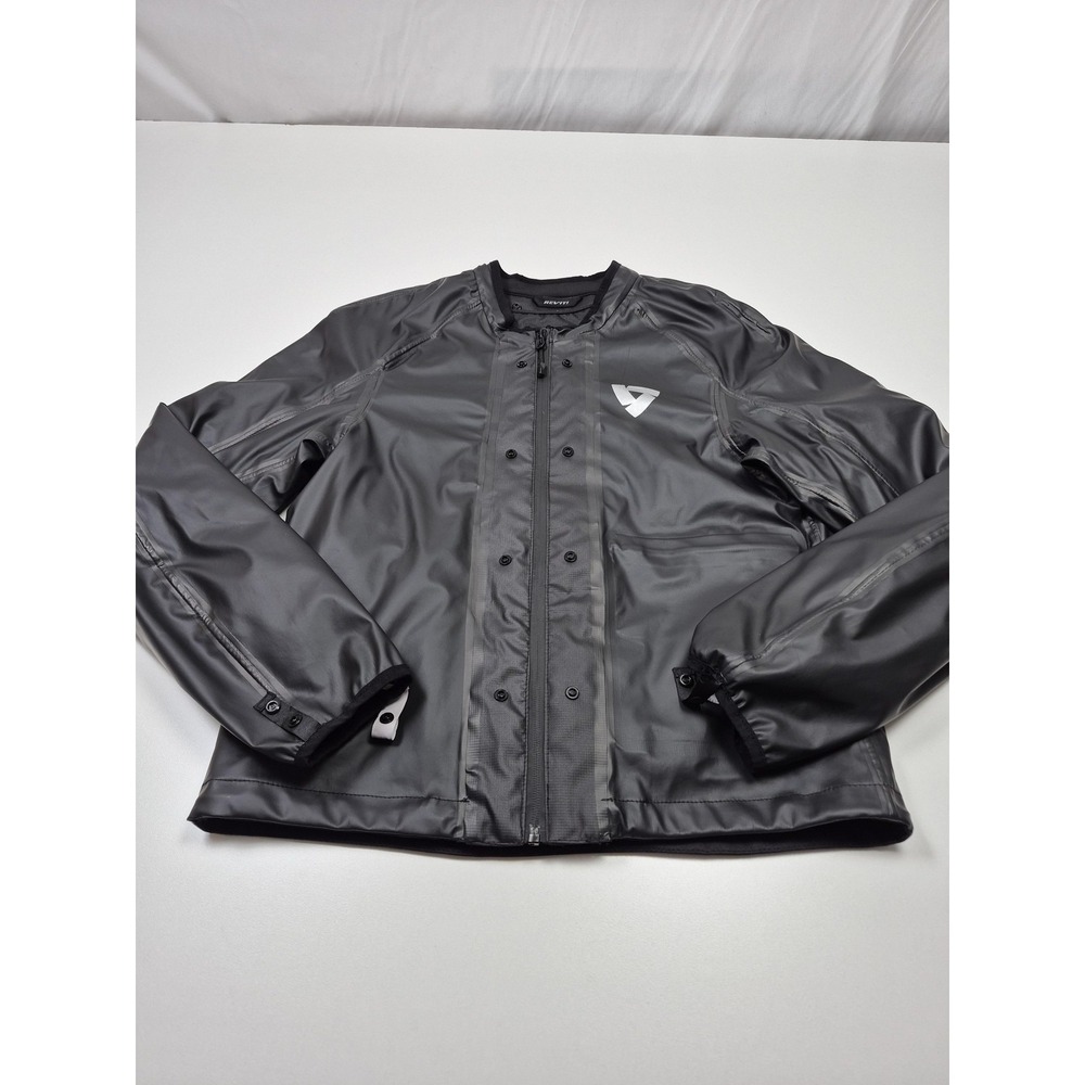 REV'IT! Ignition 4 H2O Jacket Mens Large Gray Waterproof Motorcycle Rain